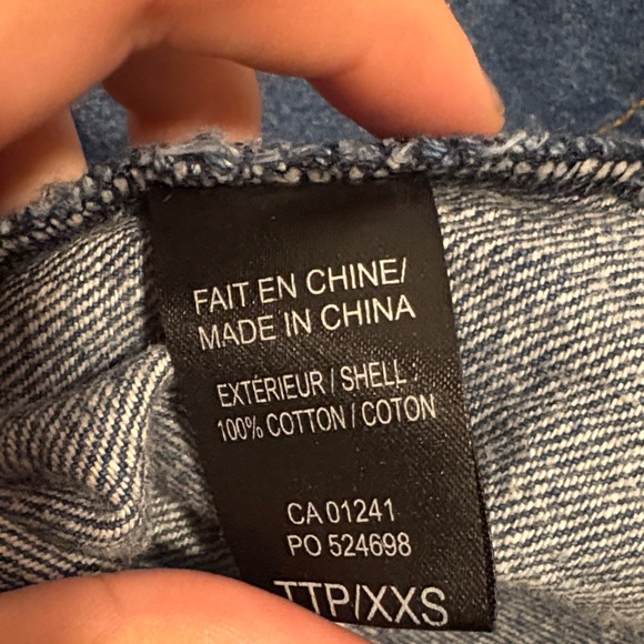 Simons Blue Denim Button-Down Pencil Skirt - Picture 4 of 4